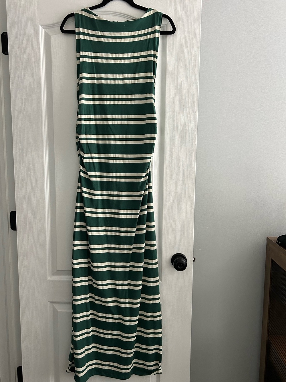ASOS designs Beautiful boat neck maxi dress with cinching on the sides